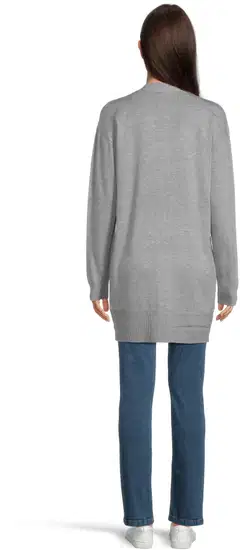 House naisten neuletakki Linda - Light Grey melange - 3