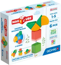 Geomag Magicube Aloitussetti -magneettirakennussetti 6 osaa - 1