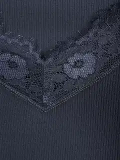 House naisten ribbitrikoopaita Lily Lace - D.blue - 5