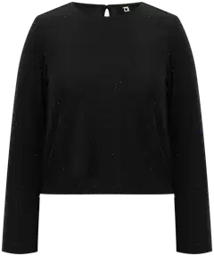 WKLY. naisten kimallejuhlapusero 213W382668 - Black - 1