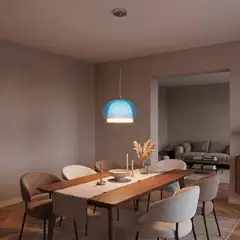 EGLO riippuvalaisin Belomontejo E27 maks 40W 30cm IP20 sininen - 3