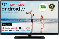 Finlux 32" FullHD Android Smart TV 12V sekä 230V käyttöjännitteellä 32M8.1ECI-12 - 2