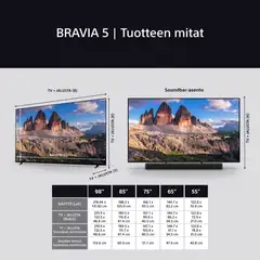 Sony 75" 4K UHD Google TV K75XR55BP - 9