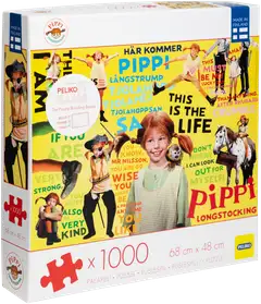 Peliko Peppi Pitkätossu palapeli 1000 palaa Live Action - 1