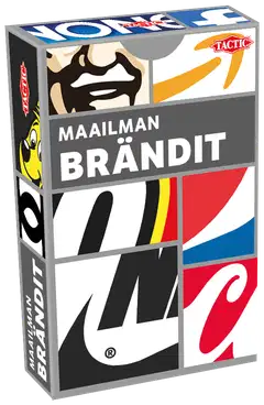 Tactic Korttipeli Maailman Brändit korttikokoinen tietopeli - 1