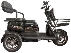 Arvo senioriskootteri p250 musta - 9