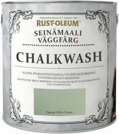 Rust-Oleum Seinämaali Chalkwash 2,5L Tuscan olive green - 1