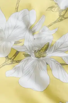 Finlayson satiini pussilakanasetti Magnolia 150X210+50X60 keltainen - 4