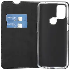 Wave Book Case, OnePlus Nord N10 5G, Ruusukulta - 3