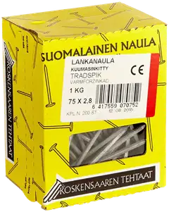 Koskensaaren Tehtaat Lankanaula kuumasink. 1kg 75x2,8mm - 1