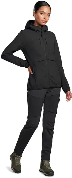 Luode12 naisten retkeilytrikoot 223L112665 - jet black - 4
