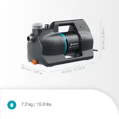 Puutarhapumppu GARDENA 5000 Silent, 5000 l/h - 2