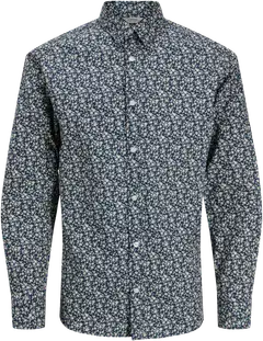 JJ Rebel miesten kauluspaita Jrebphilly 12304757 - Navy Blazer AOP - 1