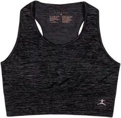 Danskin naisten saumaton liivitoppi DPA25008 - BLACK MELANGE - 1
