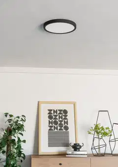 EGLO kattovalaisin Fueva 6 LED 14,2W CCT 28 cm musta - 9