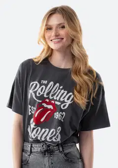 Rolling Stones naisten T-paita I278821 - Antracite - 1