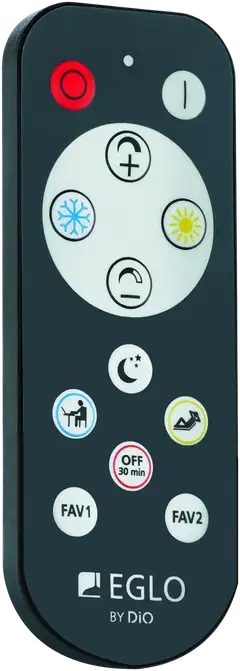 EGLO Kattovalaisin Padulari led 25,6W 53,5x47cm musta/valkoinen - 2