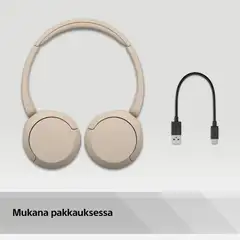 Sony Bluetooth sankakuulokkeet WH-CH520C beige - 12