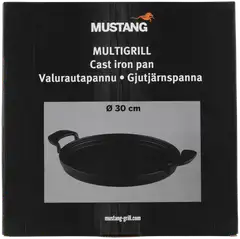 Mustang Valurautapannu Multigrill yhteensopiva halk. 30 cm - 3