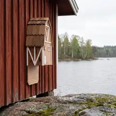 WildYard Big Bat Barn lepakkopönttö, 3 kammiota, setripuu, ruskea - 2