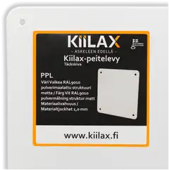 Kiilax Suorasivuinen peitelevy ruuvikiinnityksellä 450x450 mm - 2