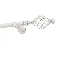 Ihanin verhotangon click-kannakkeet valkokulta 19mm 2kpl/pss - 6