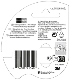 Scotch® kaksipuolinen teippi 136D UK-NOEU, 12,7 mm x 6,3 m - 2