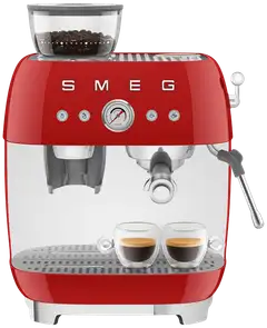 Smeg espressokeitin myllyllä punainen EGF03RDEU - 5