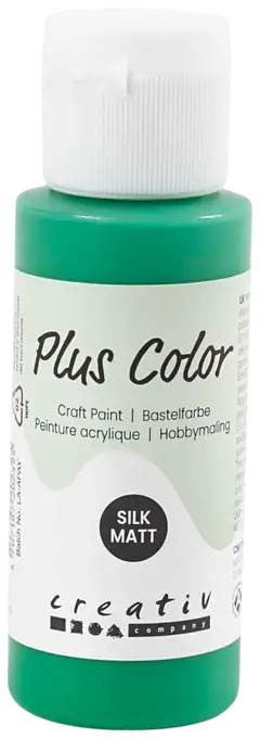 Plus Color askartelumaali 60 ml vihreä - 1