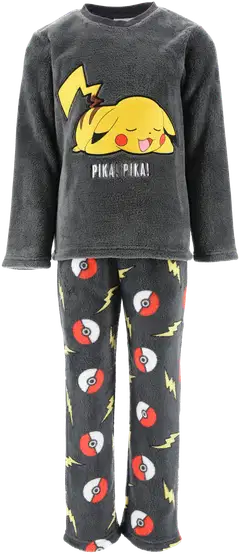 Pokemon Lasten fleece setti Pokemon - Harmaa - 1