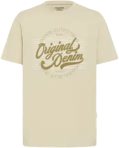 Blend miesten logo t-paita Bhian - OYSTER GRAY - 1