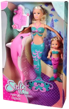 Simba Steffi Love ja Evi Merenneitoina, Mermaid Friends -leikkisetti - 1