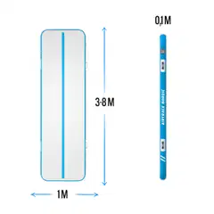 AirTrack Nordic Standard ilmavolttirata - Sininen - 6 m - 5