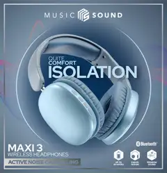 MusicSound langattomat vastamelukuulokkeet Maxi 3 sininen - 2