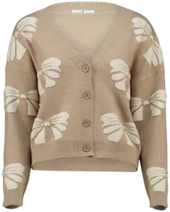 Hailys naisten neuletakki na44yla faya-pr2408044 - beige marl - 1