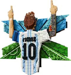 LEGO® Editions Football 43018 Lionel Messi – tuuletus - 2
