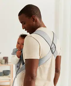 BabyBjörn vauvan kantoreppu mini - 3d jersey, vaaleanharmaa - 11