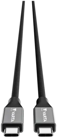 Varta USB-C–USB-C-kaapeli 2m musta - 4
