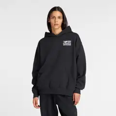 New Balance naisten French Terry Graphic huppari - BLACK - 1