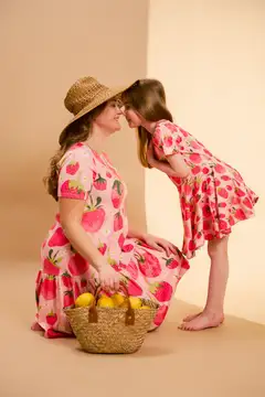 Ma-ia family naisten mekko Laura Fragola 204143 - Roosa - 3