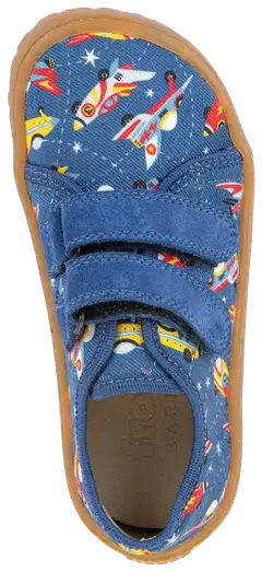 Froddo lasten paljasjalkakenkä Canvas - BLUE ELECTRIC - 5