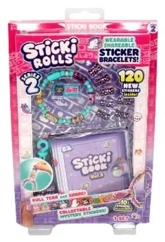 Sticki Rolls rannekoru tarroilla ja tarrakirjalla - 1