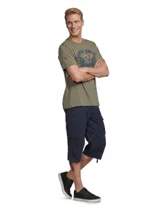 House miesten t-paita Kotka 195H292601 - Dusty Olive - 4