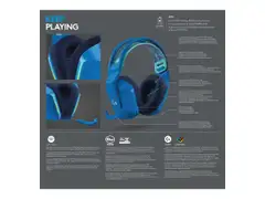 Logitech pelikuuloke Lightspeed G733 sininen - 17