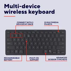 Trust Nado II Bluetooth langaton näppäimistö - 5