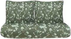 Xtra tuplapussilakanasetti Berry 240 x 210 cm + 2 x 55 x 65 cm tummanvihreä - 1