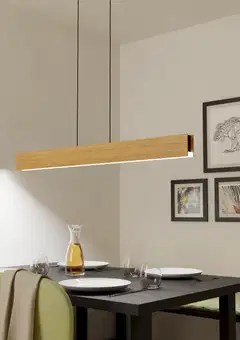 EGLO Riippuvalaisin Anchorena-z led 35W 123x5,5cm puu/musta - 7