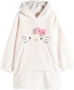 Hello Kitty naisten fleecehuppari I294976 - OFF WHITE - 5