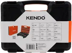 Kendo hylsysarja 56-os 1/4" - 4