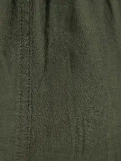 London Fog miesten pellavashortsit 202LF15264 - D. green - 5